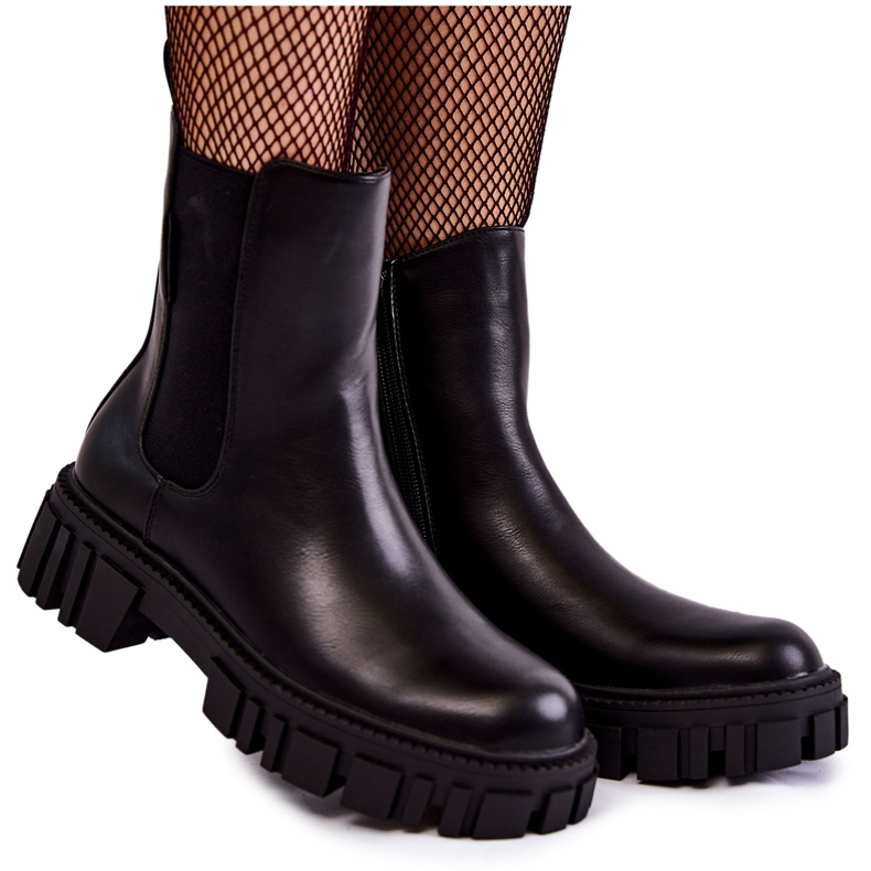 Čizme Workery Cross Jeans KK2R4069C crne crno