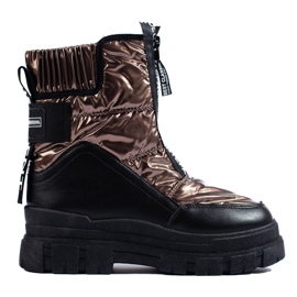 Ženske čizme za snijeg na platformi Vinceza zlatni