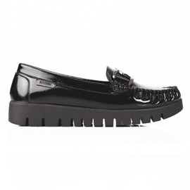 Ženske crne mokasine na platformi Shelovet crna