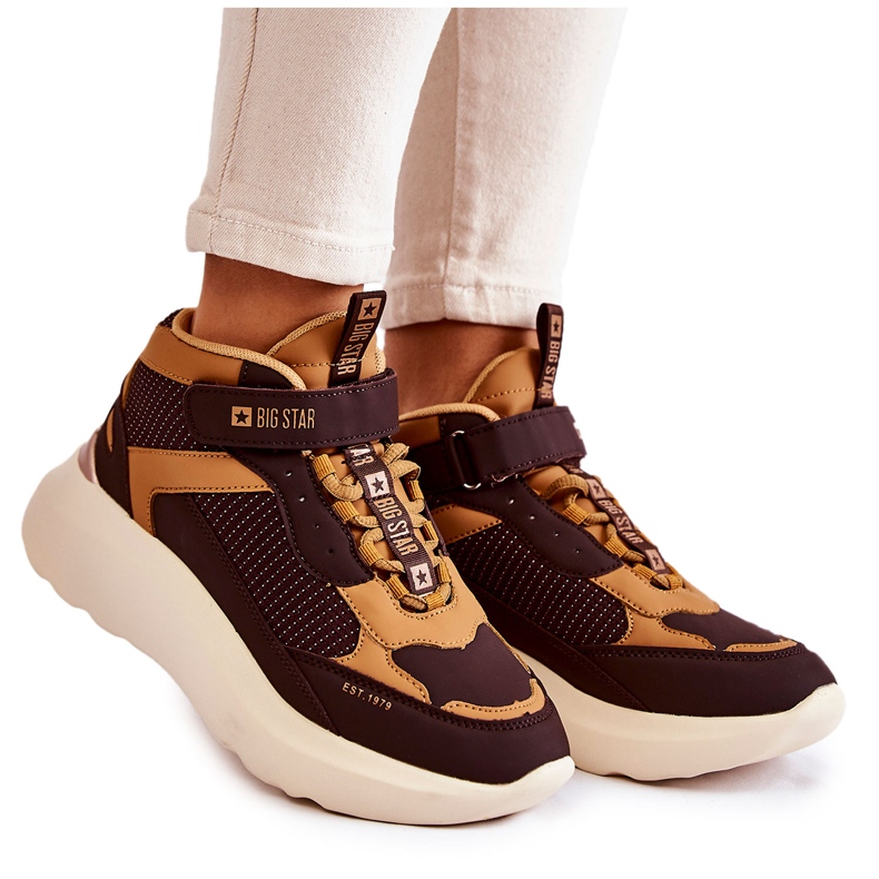 Ženska sportska obuća Memory Foam System Big Star KK274404 Smeđa