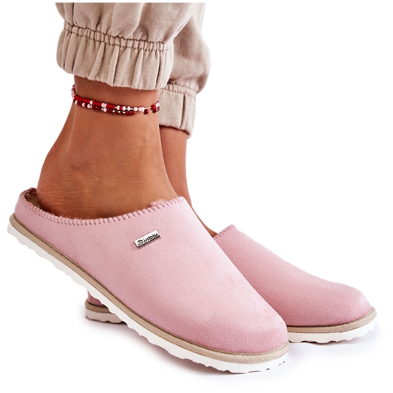 Domaće tople papuče Inblu CS-34-023 Pink ružičasta