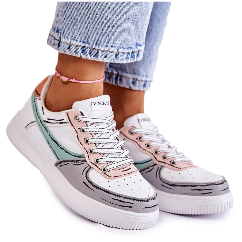 Vinceza Ženske niske sportske cipele Multicolor Solveig raznobojna