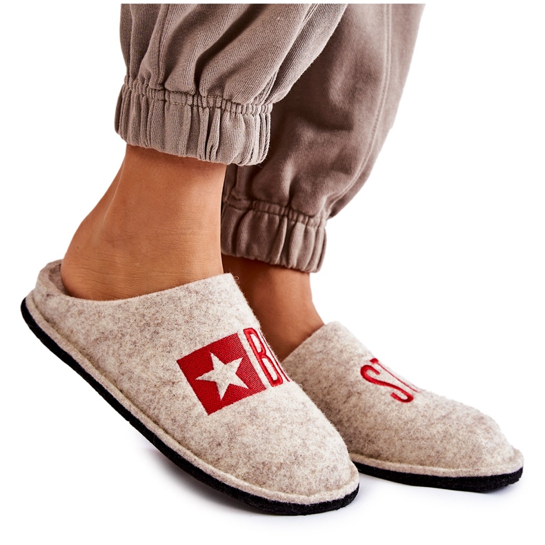 Kućne papuče Big Star KK276021 Bež