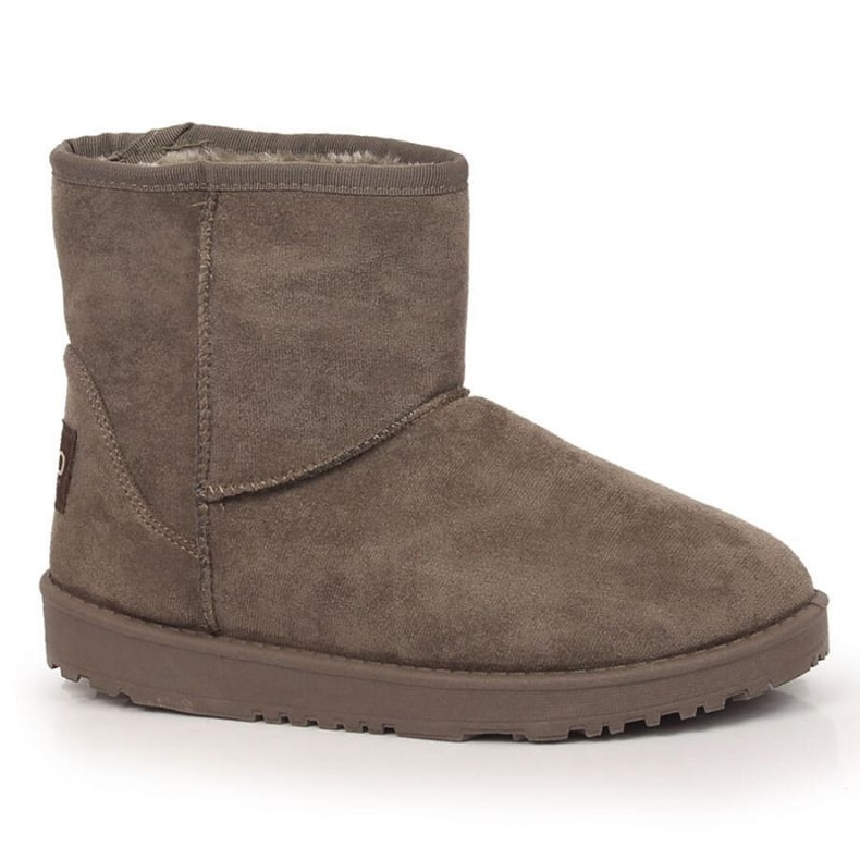 Izolirane čizme za snijeg od brušene kože NEWS W EVE186B smeđa