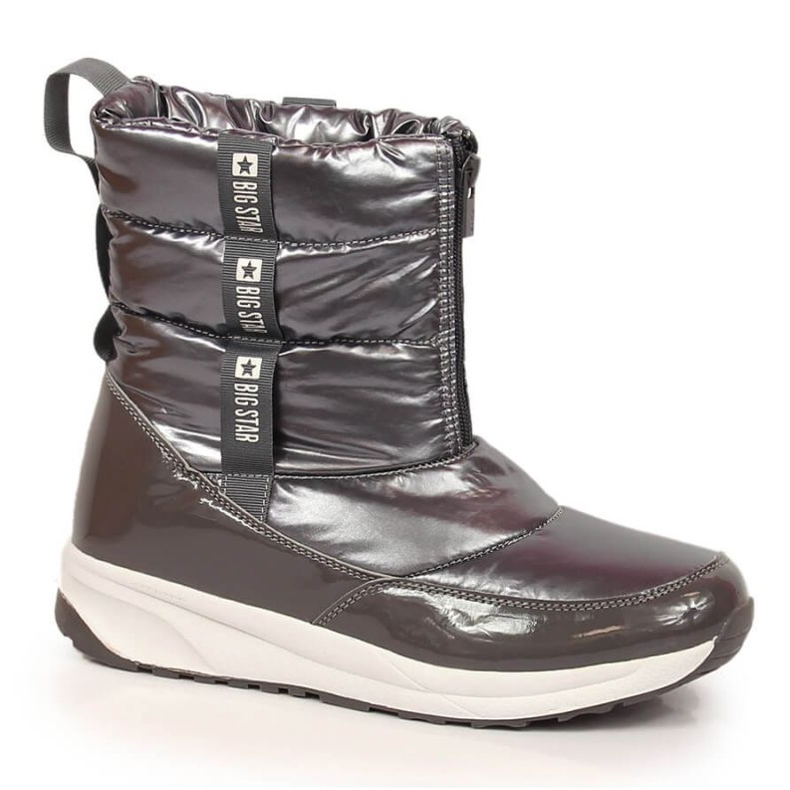 Big Star INT1785A metalik izolirane čizme za snijeg srebro
