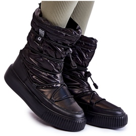 Ženske crne tople čizme za snijeg Big Star KK274193 crno