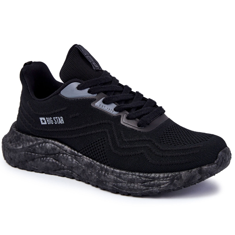 Lagane muške sportske cipele Big Star KK174018 crne crno