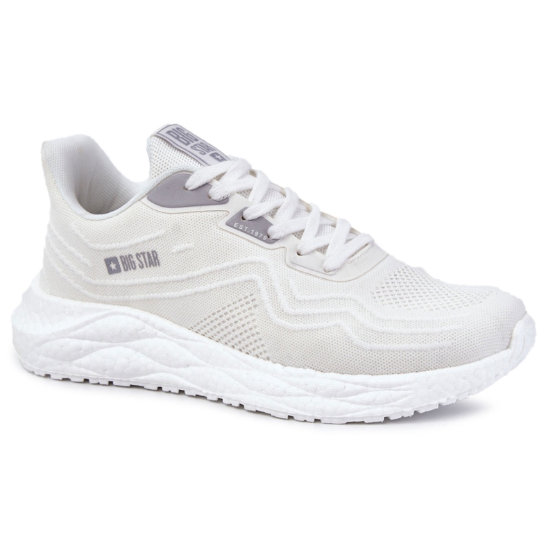 Lagane muške sportske cipele Big Star KK174017 Bijele bijela
