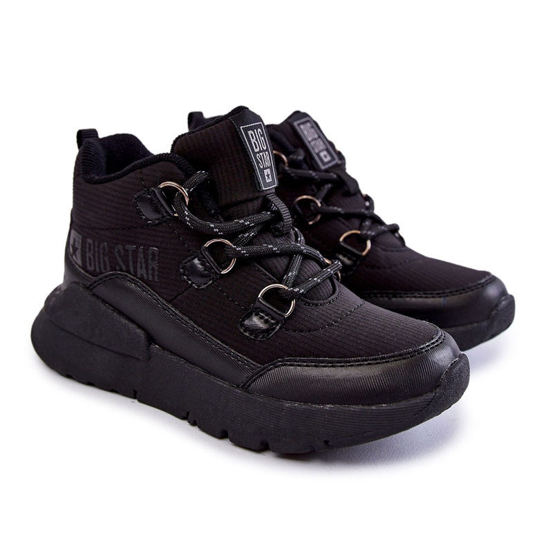 Dječje čizme od memorijske pjene Big Star KK374119 crne crno