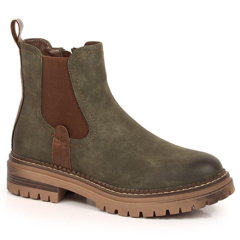 Tople Chelsea čizme eVento W EVE368B zelena