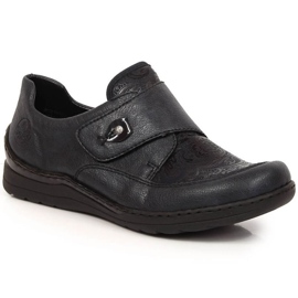 Velcro cipele Rieker W RKR549 tamnoplava
