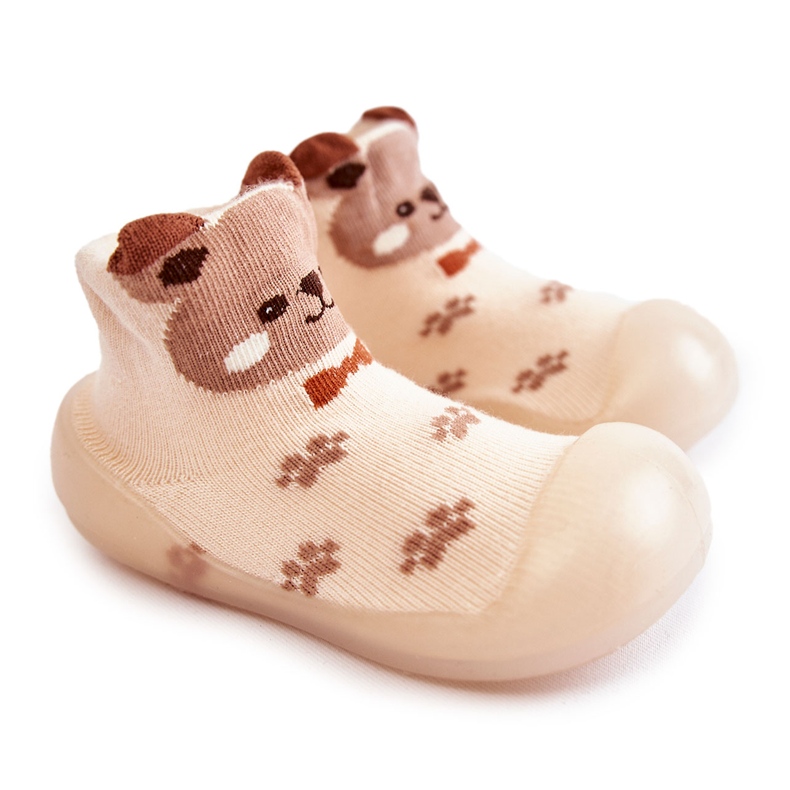 BEFADO S.A. Dječje papuče Niechodki Befado 002P037 Bež smeđa