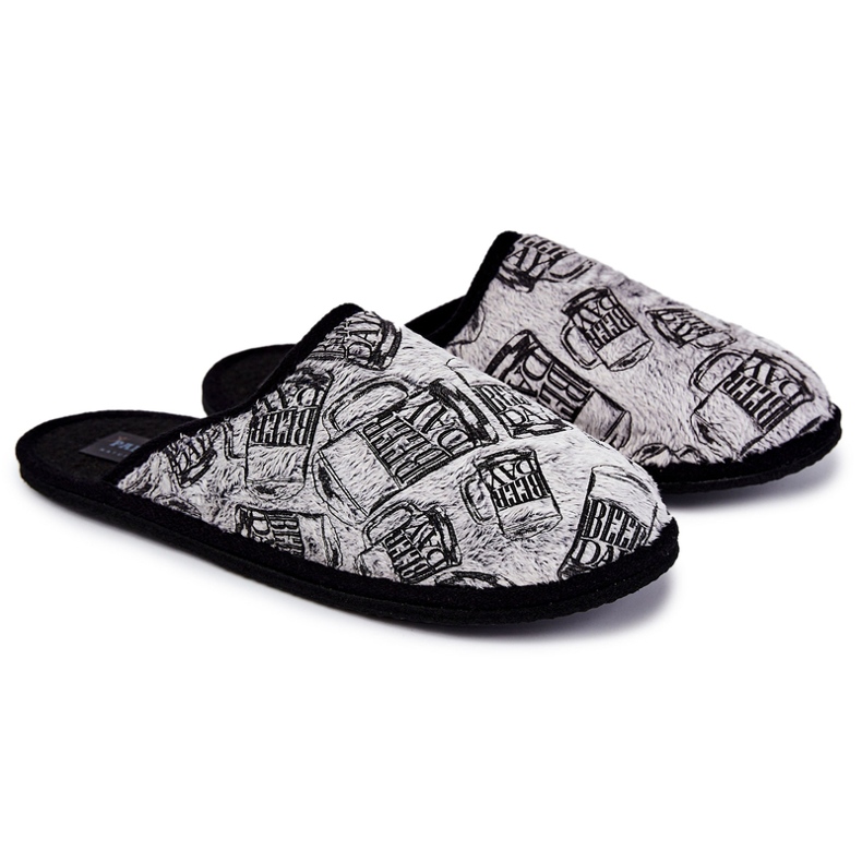 Muške kućne papuče Panto Fino KK167001 Siva