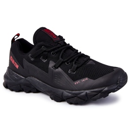 Muške sportske cipele Memory Foam Big Star KK174109 Black crna