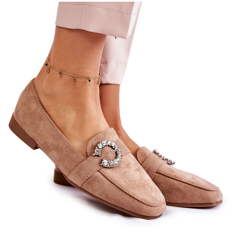 PS1 Klasične tamnobež mokasine od brušene kože iz Halle