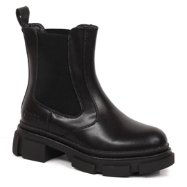 Chelsea čizme na platformi izolirane Big Star W INT1787 crna