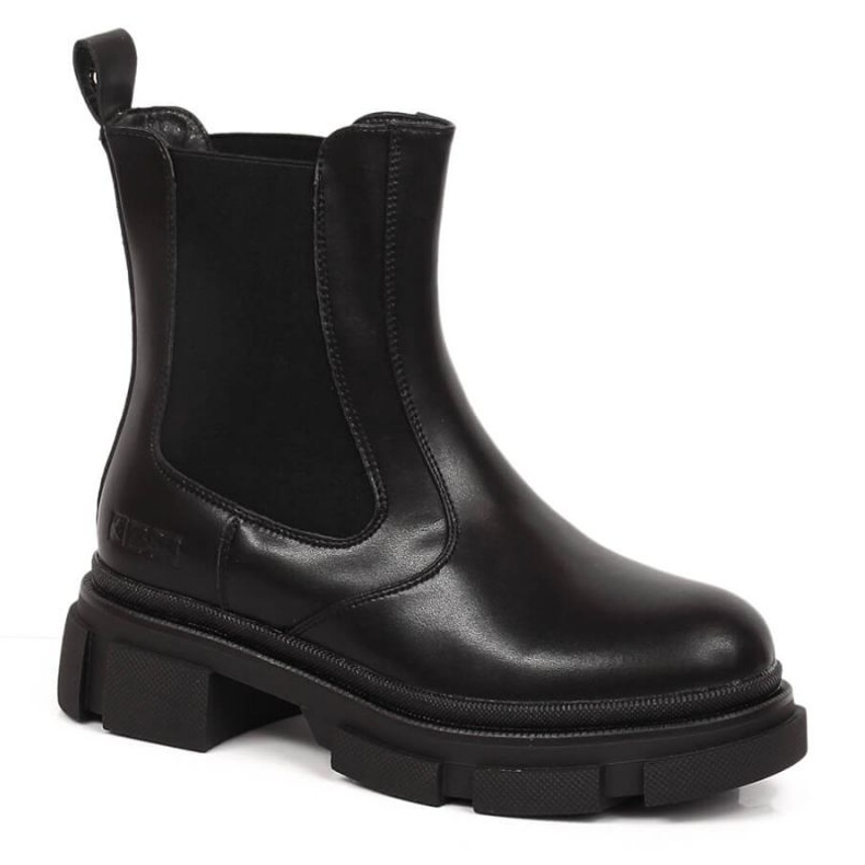Chelsea čizme na platformi izolirane Big Star W INT1787 crno