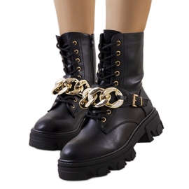 Crne gležnjače s Laboy lancem crna