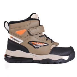 Izolirane čizme za dječake na vezanje Shelovet bež