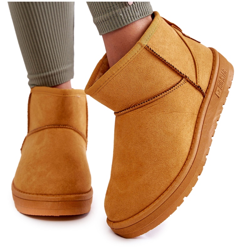 Ženske izolirane čizme za snijeg Big Star KK274289 Orange naranča