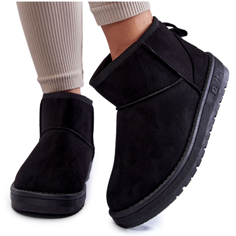 Ženske izolirane čizme za snijeg Big Star KK274288 Black crno