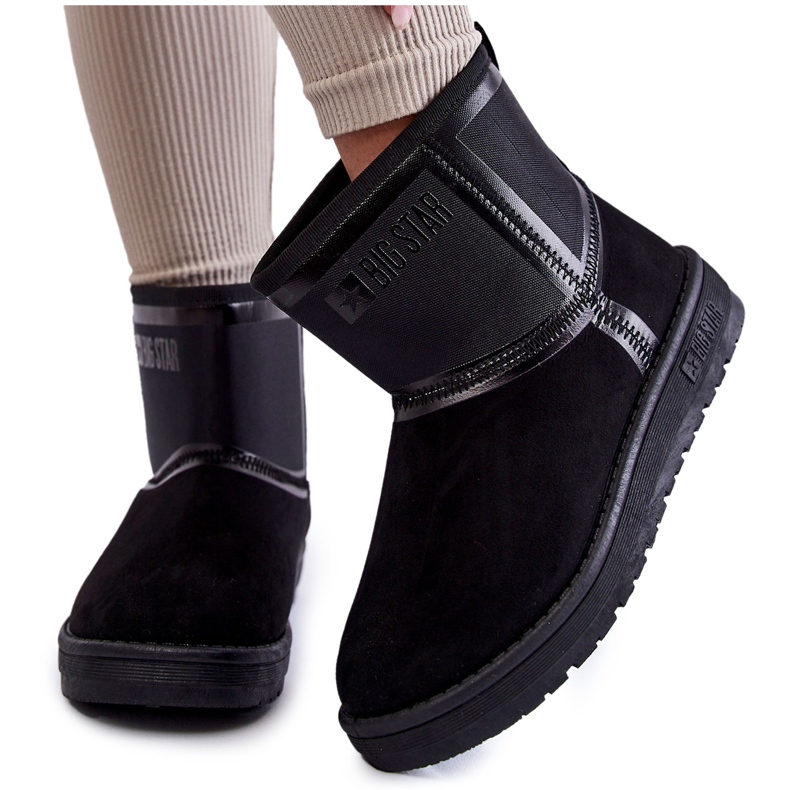 Ženske čizme za snijeg Big Star KK274614 crne crno