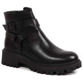 Ženske crne izolirane radne s kopčom Laura La.Fi crna