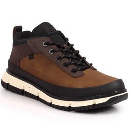 Udobne visoke smeđe muške cipele Bugatti KK153232 crna