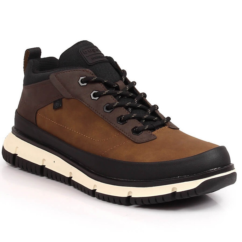 Udobne visoke smeđe muške cipele Bugatti KK153232 crno