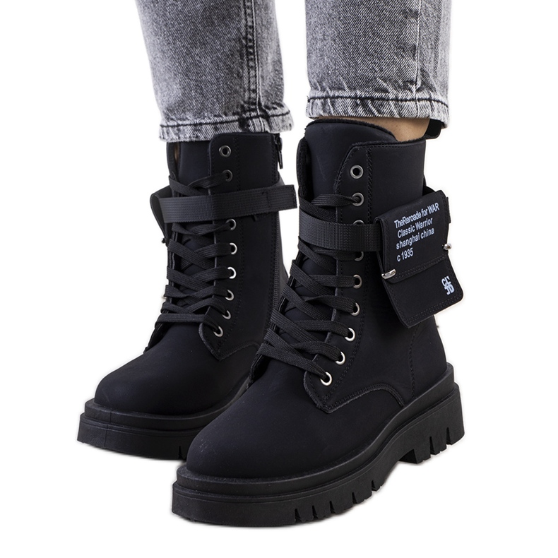 PA1 Crne ženske cipele iz Paola crno