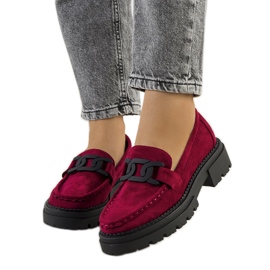 Gabriella bordo cipele od eko antilop kože crvena