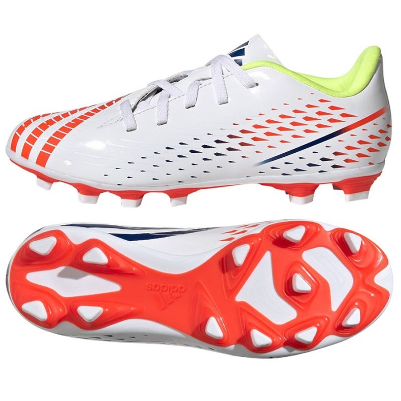 Adidas Predator Edge.4 FxG GW0968 tenisice za nogomet bijela bijela