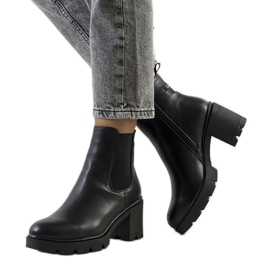 PA1 Crne čizme na visoku petu marke Selima crna