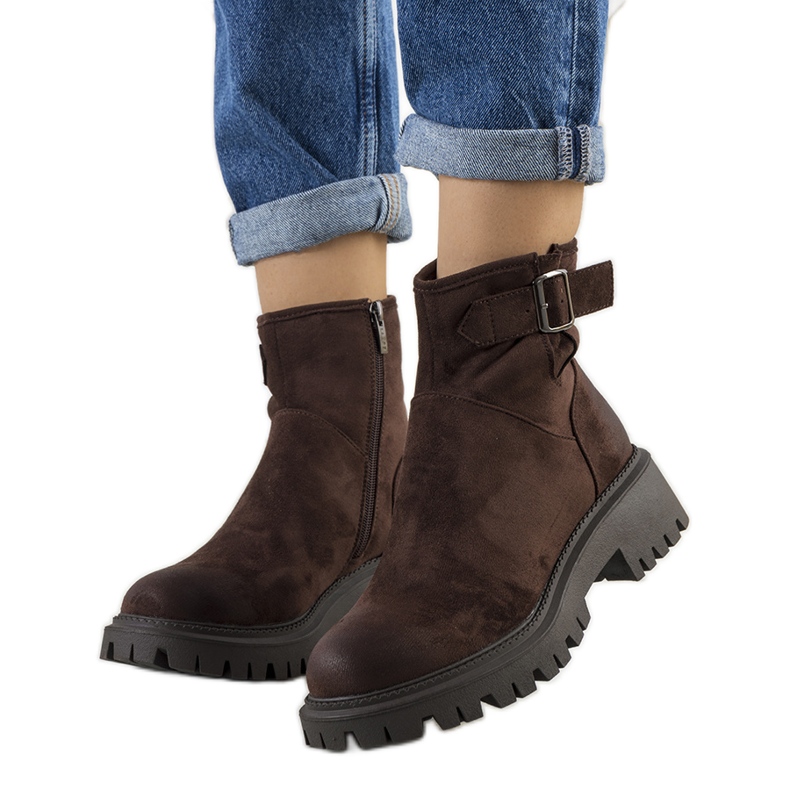 Smeđe čizme iz Alejandre smeđa