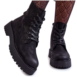 Sergio Leone Ženske čizme s platformom Black Randi crna