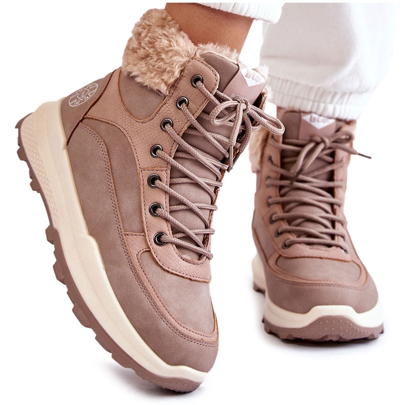 Tople čizme Trappers Lee Cooper LCJ-22-44-1363 Pink ružičasta