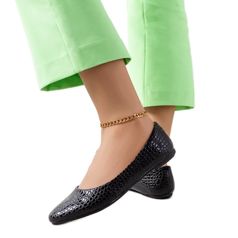 Inna Aquarine crne balerinke crno