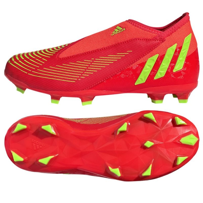 Adidas Predator Edge.3 Ll Fg Jr GW0985 kopačke crvena naranče i crvene