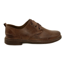 Polbut Muške kožne cipele 191K smeđe boje smeđa