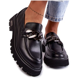 Ženske kožne cipele Big Star KK274498 crne crna