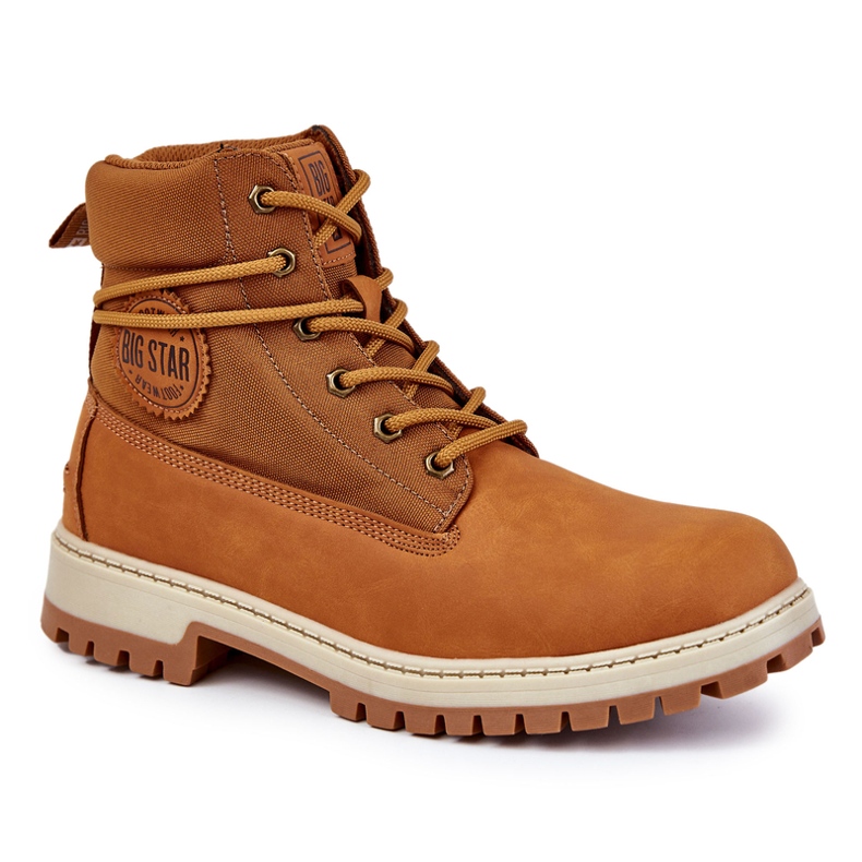 Muške trappers Memory Foam Big Star KK174203 Camel smeđa