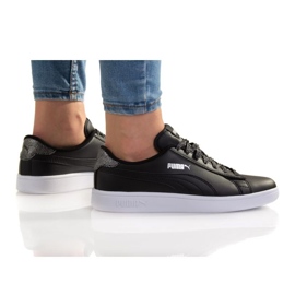 Puma Smash V2 Metallics Jr 386197 02 crna
