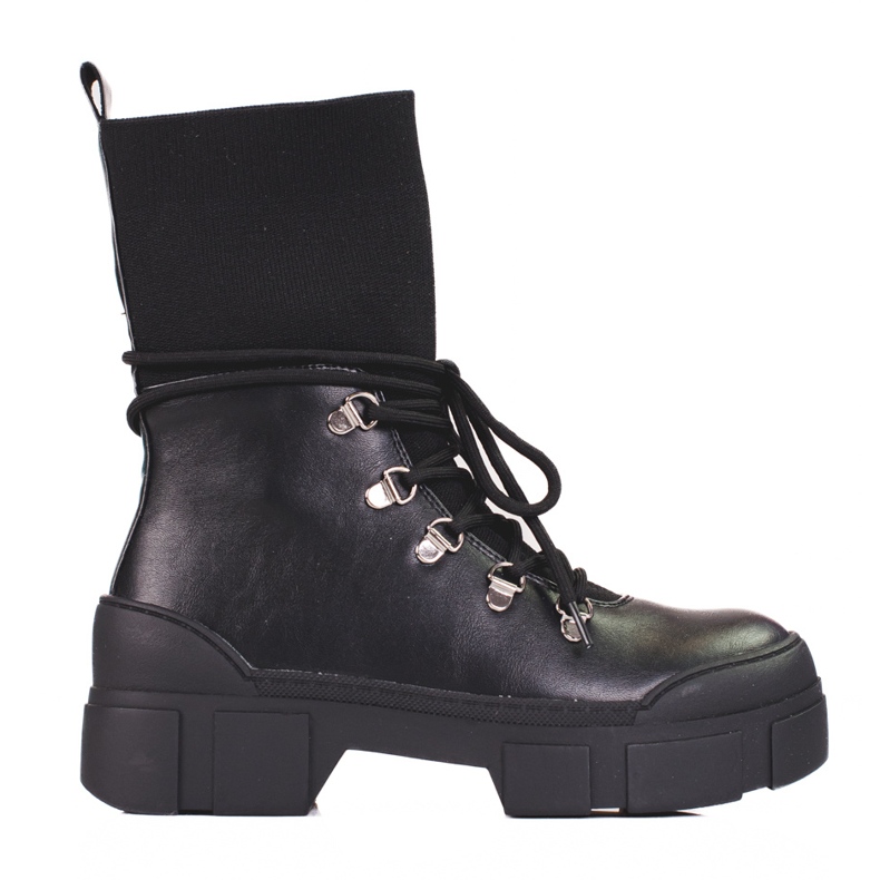 Ženske slip-on radnice na platformi Shelovet crno