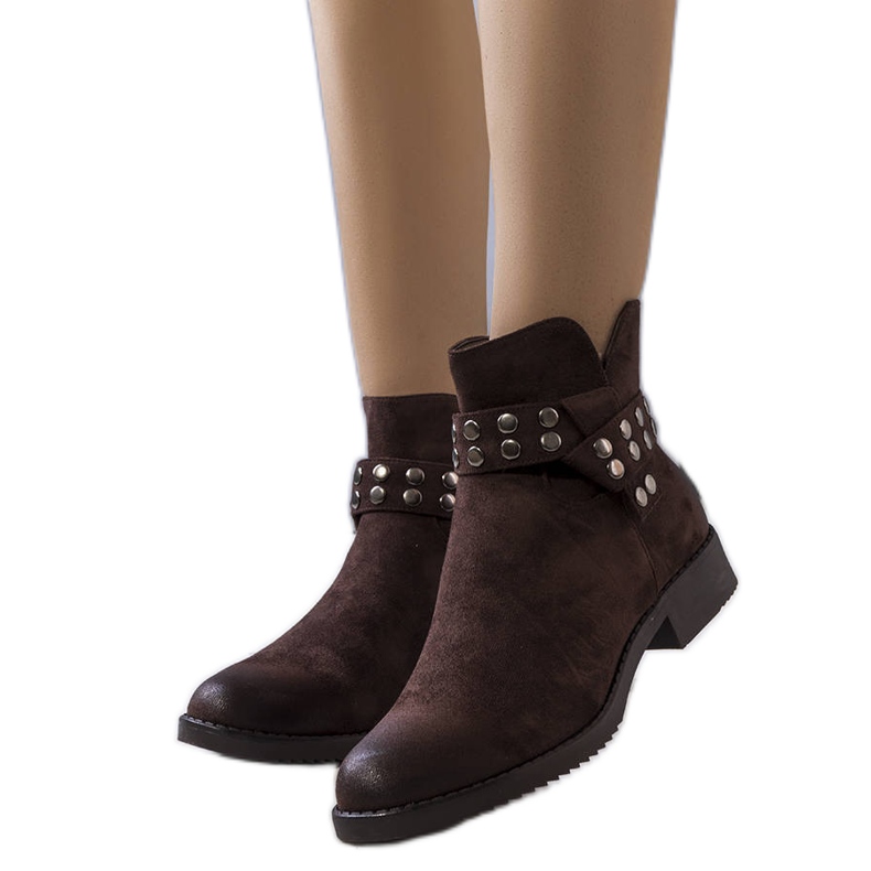 PA1 Smeđe izolirane čizme iz Melderta smeđa