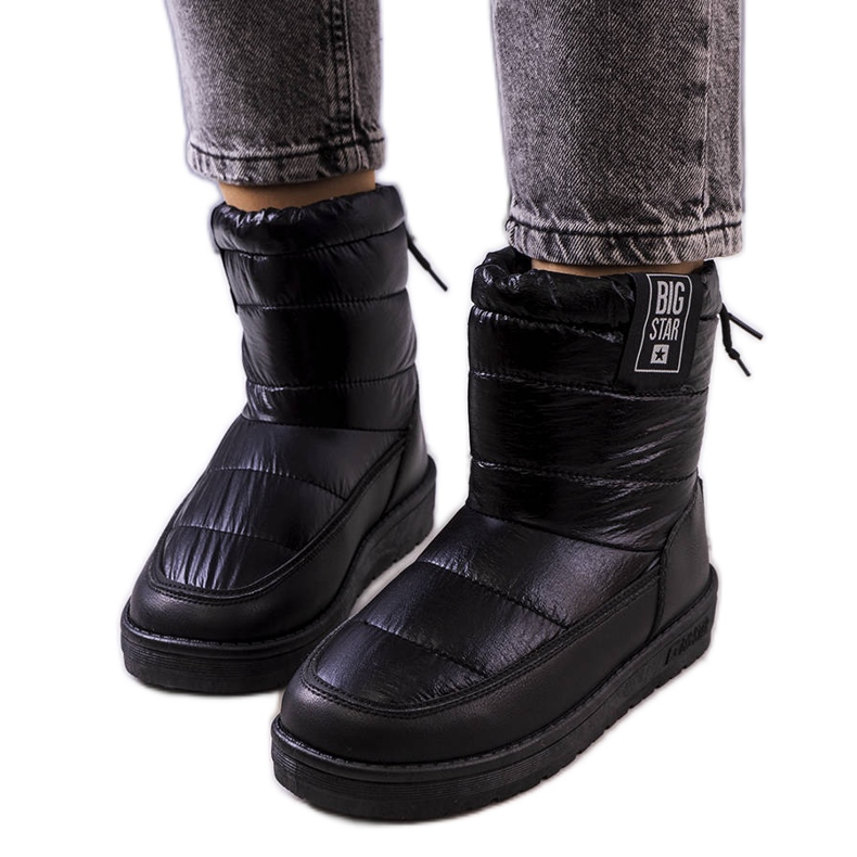 Big Star Crne čizme za snijeg II274120 crno