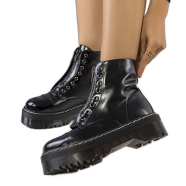 PA1 Crne čizme na Kenti platformi crna