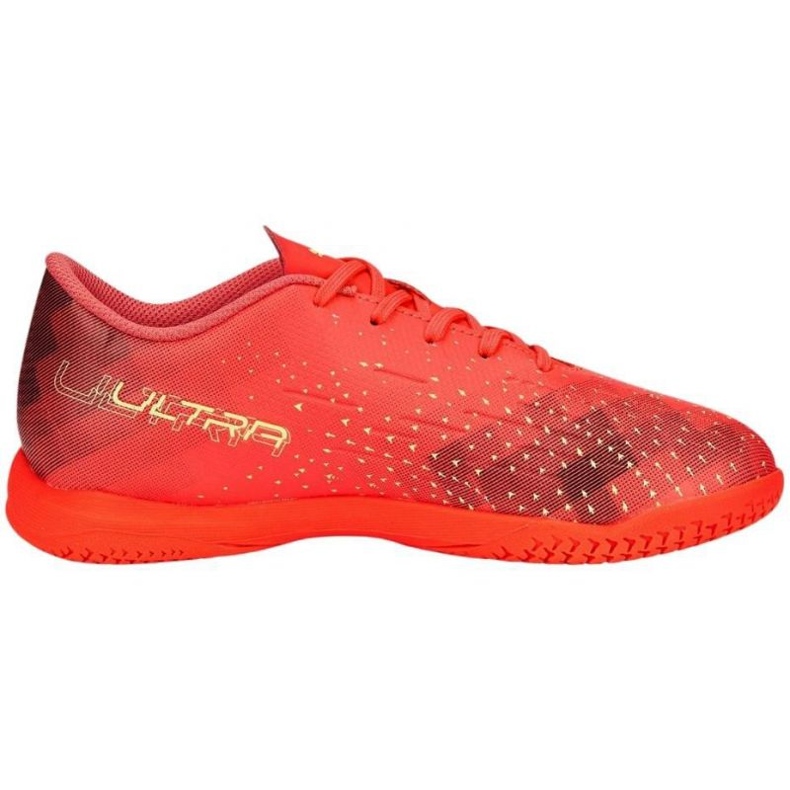 Puma Ultra Play It Jr 106927 03 kopačke crvena naranče i crvene
