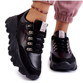 Ženske tenisice na platformu Cross Jeans KK2R4073C crne crna