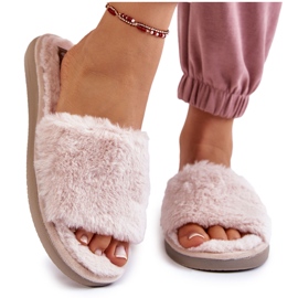 Kućne papuče Papuče s krznom Inblu EK-05-011 Bež