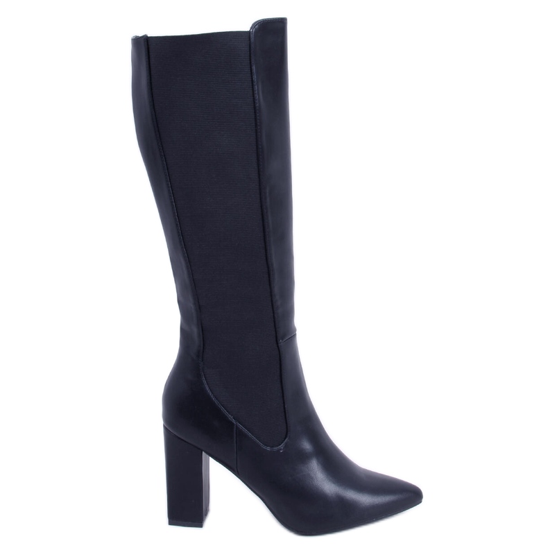 BM Klasične visoke pete Patrice Black crno